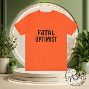 Fatal Optimist Orange Graphic T-Shirt