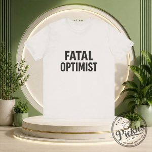 Fatal Optimist Orange Graphic T-Shirt