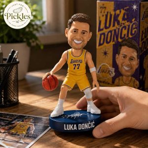 Luka Doncic Los Angeles Lakers #77 Collectible Bobblehead 9 Luka Doncic Los Angeles Lakers #77 Collectible Bobblehead