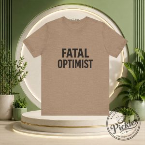 Fatal Optimist Orange Graphic T-Shirt